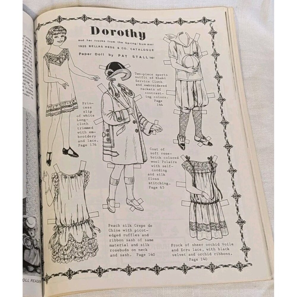1981 Doll Reader Magazine Collectors Guide Miniatures 80s Clowns Lot Of 4 Vtg - Picture 15 of 16